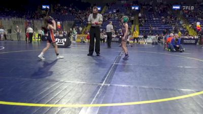 60 lbs Consy 6 - Reagan Brown, Connellsville vs Stella Losiewicz, Shamokin