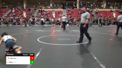 88 lbs Semifinal - Reed Merlau, Maize Wrestling Club vs Jack Pike, CYWC