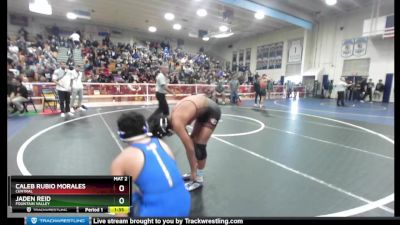 132 lbs Champ. Round 3 - Jaden Reid, Fountain Valley vs Caleb Rubio Morales, Central