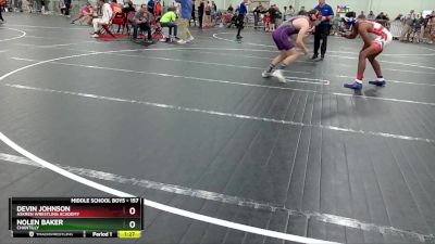 157 lbs Cons. Semi - Devin Johnson, Askren Wrestling Academy vs Nolen Baker, Chantilly