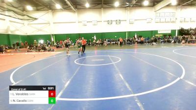 172 lbs Consi Of 8 #1 - Leo Venables, Carmel vs Nicholas Cavallo, Cornwall