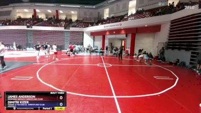 144 lbs Semifinal - Dimitri Kizer, Tough N Technical Wrestling Club (TNTWC) vs James Anderson, Mustang Bronco Wrestling Club