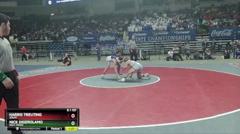 D 1 157 lbs 1st Place Match - Nick DiGerolamo, Holy Cross vs Harris Treuting, Jesuit