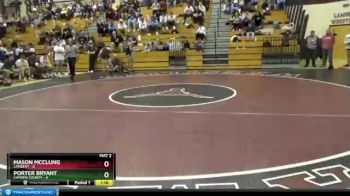 138 lbs Quarterfinals (8 Team) - Porter Bryant, Camden County vs Mason McClung, Lambert