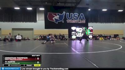 77 lbs 1st Place Match - Johnathan Thompson, Sebolt Wrestling Academy vs Ty Martin, Immortal Athletics WC