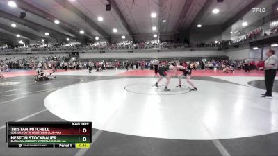 155 lbs Cons. Round 2 - Tristan Mitchell, Odessa Youth Wrestling Club-AAA vs Heston Stockbauer, Buchanan County Wrestling Club-AA