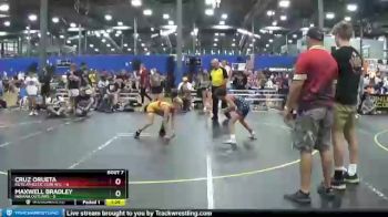 90 lbs Round 3 (6 Team) - Cruz Orueta, Elite Athletic Club W.E. vs Maxwell Bradley, Indiana Outlaws