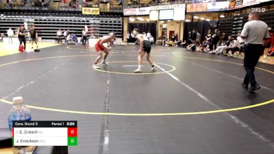 133 lbs Cons. Round 3 - Collin Creach, Newman vs Joseph Enockson, Adams State