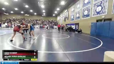 137 lbs Cons. Round 2 - Asiah Scheidt, Nipomo vs Nevaeh Avina-Barajas, Clovis