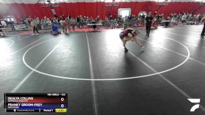 122 lbs Round 4 - Dealya Collins, Women In Singlets vs Franky Groom-Frey, Wisconsin