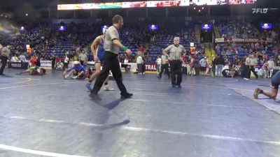 130 lbs Consy 5 - Kenny Kerekes, Northwestern Lehigh vs Brady Bowers, Fort LeBoeuf