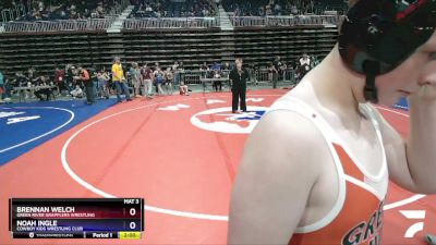 187 lbs Round 1 - Brennan Welch, Green River Grapplers Wrestling vs Noah Ingle, Cowboy Kids Wrestling Club