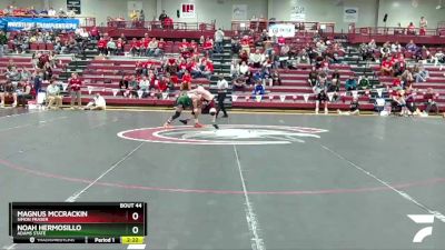 157 lbs Quarterfinal - Noah Hermosillo, Adams State vs Magnus McCrackin, Simon Fraser