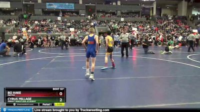 75 lbs Champ. Round 2 - Cyrus Millage, Sebolt Wrestling Academy vs Bo Hake, Pac732