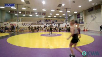 51 lbs Rr Rnd 2 - Cruz Batschelett, Bristow Youth Wrestling vs Beckett Mills, Team Tulsa Black