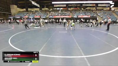 165 lbs Cons. Round 4 - 8 Jordan Komac, Providence vs Bridger Hall, Providence