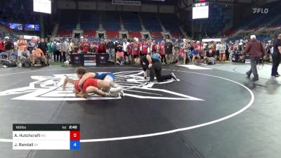 160 lbs Cons 16 #2 - Alexander Hutchcraft, Missouri vs Jude Randall, Oklahoma