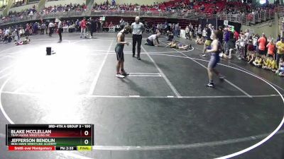 100 lbs Champ. Round 2 - Blake McClellan, Team Agoge Wrestling Inc vs Jefferson Bendlin, Iron Hawk Wrestling Academy