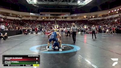 5A 145 lbs Quarterfinal - Ethan Powell, Carlsbad vs Ibrahim Eldenawi, La Cueva