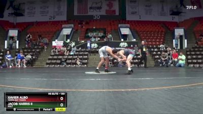 130 lbs Cons. Round 4 - Xavier Albo, Tampa Bay Tigers vs Jacob Harris Ii, Holt