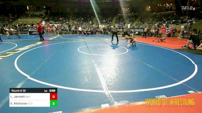 76 lbs Round Of 32 - Liam `Catfish` Jennett, Sebolt Wrestling Academy vs Erik Klichurov, Izzy Style