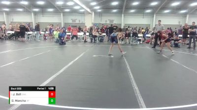 92-96 lbs Round 1 - Jelus Bell, Unattached vs Olivia Mancha, Virginia Patroits