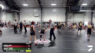 80 lbs Round 3 (6 Team) - Brady Sher, Florida Scorpions vs Aiden Nam, Glasgow