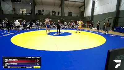 190 lbs Quarterfinal - Asa Knutson, WA vs Cole Torres, WA