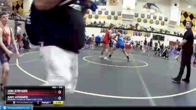 170 lbs Champ. Round 1 - Jon Stryker, Indiana vs Sam Howard, Maurer Coughlin Wrestling Club