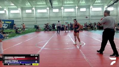 110 lbs Round 2 - Dezzie Steele, Ripley Wrestling Club vs Julianna Hernandez, Barn Brothers