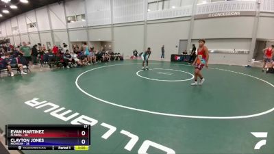 160 lbs Placement Matches (8 Team) - Evan Martinez, Florida vs Clayton Jones, Michigan