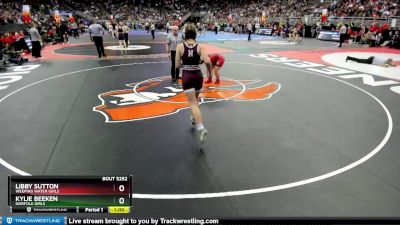 Cons. Round 2 - Kylie Beeken, Norfolk Girls vs Libby Sutton, Weeping Water Girls