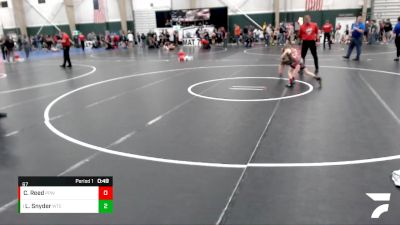 67 lbs Semifinal - Liam Snyder, Well Trained Elite vs Cooper Reed, Pikes Peak Warriors