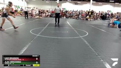 88 lbs Round 1 (8 Team) - Alex Hernandez, Savage WA vs Liam Brannon, U2 Upstate Uprising White