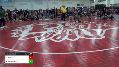 80-M lbs Quarterfinal - Carter Ray, NY vs Angel Flanagan, PA