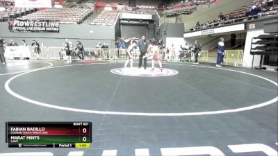 93 lbs Cons. Round 3 - Fabian Badillo, Cougar Youth Wrestling vs Marat Mints, LAWC