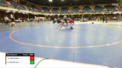 144 lbs Cons. Round 5 - Bennett Westfallen, Prospect vs Jackson Hanselman, York