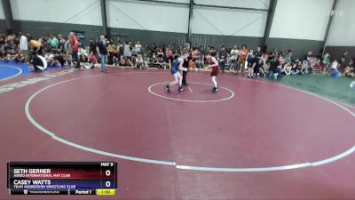 106 lbs Cons. Round 2 - Seth Gerner, Askeo International Mat Club vs Casey Watts, Team Aggression Wrestling Club