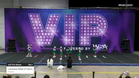 Louisiana Rebel All Stars - Respect [2022 L1 w/R Tiny-Novice Day 1] 2022 VIP Shreveport