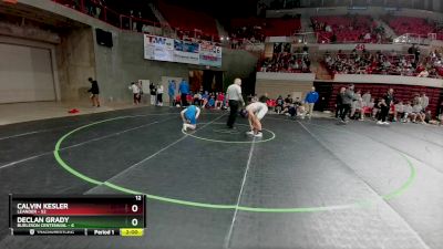 157 lbs Quarters & 1st Wb (16 Team) - Calvin Kesler, Leander vs Declan Grady, Burleson Centennial