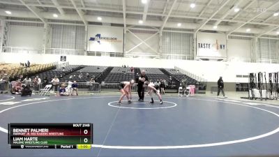 116 lbs Cons. Semi - Bennet Palmeri, Fairport Jr. Red Raiders Wrestling vs Liam Harte, Malone Wrestling Club