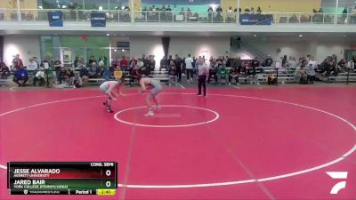 157 lbs Cons. Semi - Jared Bair, York College (Pennsylvania) vs Jesse Alvarado, Averett University