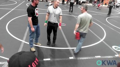 70 lbs Consi Of 4 - Derreck Flud, Hilldale Youth Wrestling Club vs Hunter Jackson, Locust Grove Youth Wrestling