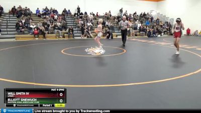 J-4 lbs Semifinal - Will Smith Iv, LMWC vs Elliott Gnewuch, Eastern Iowa Wrestling Club