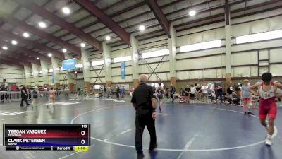 132 lbs Quarterfinal - Teegan Vasquez, Montana vs Clark Petersen, Idaho