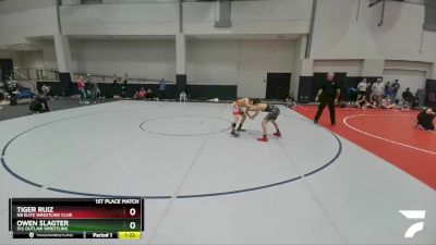 110 lbs 1st Place Match - Tiger Ruiz, NB Elite Wrestling Club vs Owen Slagter, 512 Outlaw Wrestling