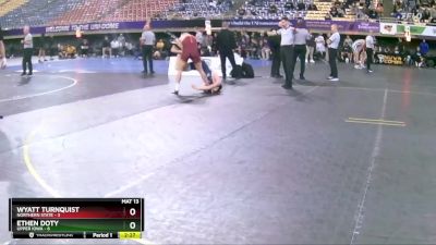 149 lbs 2nd Wrestleback (16 Team) - Wyatt Turnquist, Northern State vs Ethen Doty, Upper Iowa