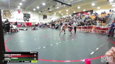 182 lbs Cons. Round 3 - Diego Hernandez, Dos Pueblos vs Angel Correa, Lancaster