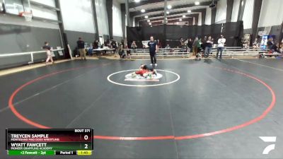 119 lbs Cons. Round 1 - Treycen Sample, Montesano Mad Dogs Wrestling vs Wyatt Fawcett, Pioneer Grappling Academy