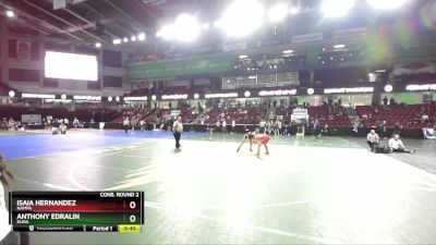 113 lbs Cons. Round 2 - Anthony Edralin, Kuna vs Isaia Hernandez, Nampa